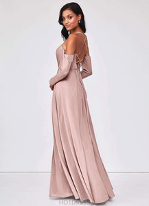 Jimena A-Line/Princess One Shoulder Floor Length Sleeveless Natural Waist Bridesmaid Dresses