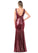 Estrella Sleeveless A-Line/Princess Natural Waist Spaghetti Staps Tea Length Bridesmaid Dresses