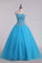Ball Gown Sweetheart Quinceanera Dresses With Beading Tulle