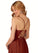 Janet A-Line Pleated Stretch Chiffon Floor-Length Dress P0019771