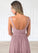 Taylor A-Line Pleated Chiffon Floor-Length Dress P0019611