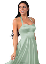Load image into Gallery viewer, Bethany A-Line/Princess Floor Length Natural Waist Straps Sleeveless Bridesmaid Dresses