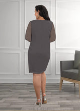 Load image into Gallery viewer, Nova Sheath Mesh Knee-Length Dress P0019900
