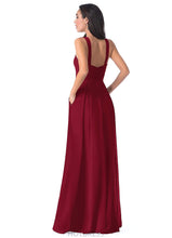 Load image into Gallery viewer, Yoselin Scoop Sleeveless Natural Waist A-Line/Princess Floor Length Bridesmaid Dresses