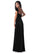 Violet Scoop Sleeveless Floor Length Natural Waist A-Line/Princess Bridesmaid Dresses