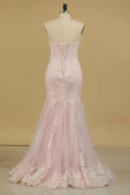 Load image into Gallery viewer, Sweetheart Evening Dresses Mermaid/Trumpet With Applique And Beads