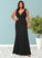 Janiya A-Line Pleated Chiffon Floor-Length Dress P0019626