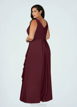 Load image into Gallery viewer, Cynthia A-Line Pleated Stretch Chiffon Floor-Length Dress P0019859