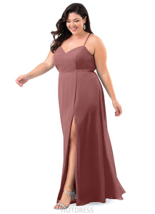 Tina Sleeveless A-Line/Princess Sweetheart Floor Length Natural Waist Bridesmaid Dresses
