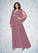 Denise A-Line Sequins Chiffon Floor-Length Dress P0019851