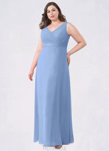 Load image into Gallery viewer, Julia A-Line Pleated Chiffon Floor-Length Dress P0019669