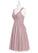 Pat V-Neck Sleeveless A-Line/Princess Floor Length Natural Waist Bridesmaid Dresses