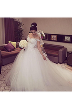 Load image into Gallery viewer, Charming Off The Shoulder Wedding Dresses Elegant SJSPBB4F72M