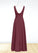 Maya A-Line Pleated Chiffon Floor-Length Dress P0019671