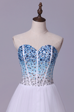 Load image into Gallery viewer, Sweetheart Homecoming  Dresses A Line  With Beads Short/Mini