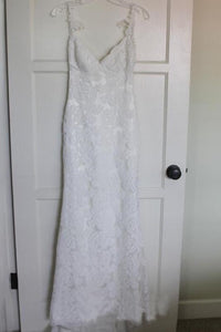 Elegant Mermaid Lace Backless V Neck Spaghetti Straps Wedding Dresses Bridal Dresses SJS15181