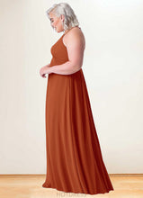 Load image into Gallery viewer, Zoe Empire Pleated Chiffon Floor-Length Dress P0019686