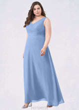 Load image into Gallery viewer, Julia A-Line Pleated Chiffon Floor-Length Dress P0019669