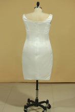Load image into Gallery viewer, Mother Of The Bride Dresses Scoop With Applique And Jacket Sheath Satin