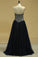 Ball Gown Sweetheart Beaded Bodice Prom Dresses Tulle Floor Length