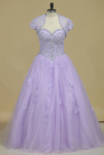 Load image into Gallery viewer, Quinceanera Dresses Sweetheart Tulle With Beads And Jacket