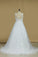 Wedding Dresses Scoop Tulle With Applique Court Train A Line