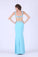 Mermaid Prom Dresses Straps Spandex With Beading Zipper Up