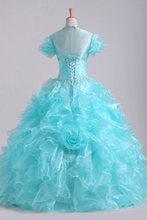 Load image into Gallery viewer, Quinceanera Dresses Fabulous Sweetheart Ruffled Bodice Floor Length