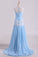 Chiffon Prom Dress Bateau Neckline Pleated Bodice With Applique
