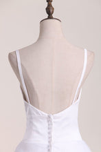 Load image into Gallery viewer, Wedding Dresses Spaghetti Straps Organza &amp; Satin A Line